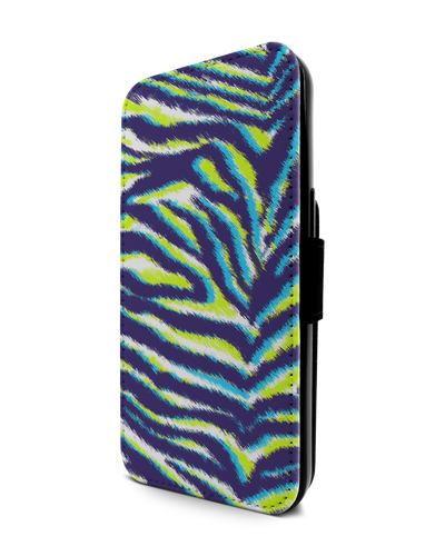 Neon Zebra Handy Klapphülle Apple iPhone 13 Pro