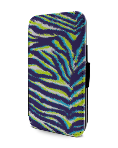 Neon Zebra Handy Klapphülle Apple iPhone 13 mini