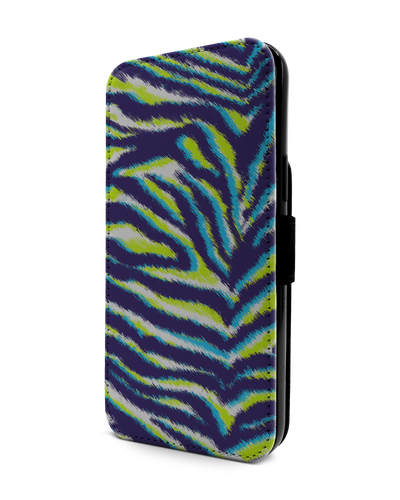 Neon Zebra Handy Klapphülle Apple iPhone 13 Pro Max
