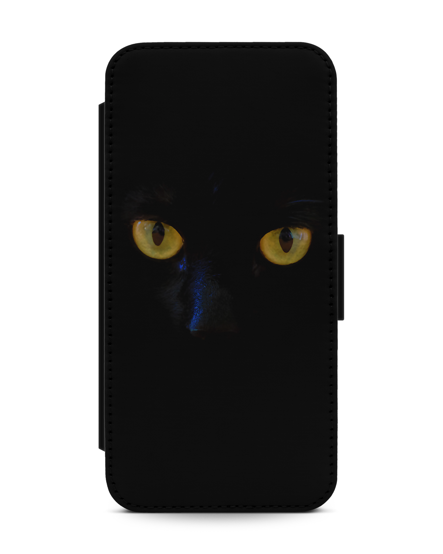 Black Cat Handy Klapphülle Apple iPhone 13 Pro Max: Vorderansicht