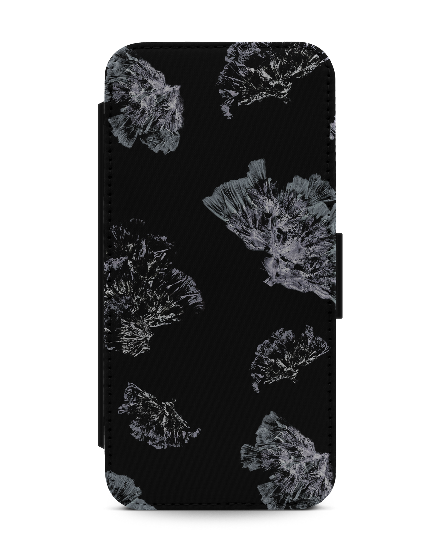 Silver Petals Handy Klapphülle Apple iPhone 13 Pro Max: Vorderansicht