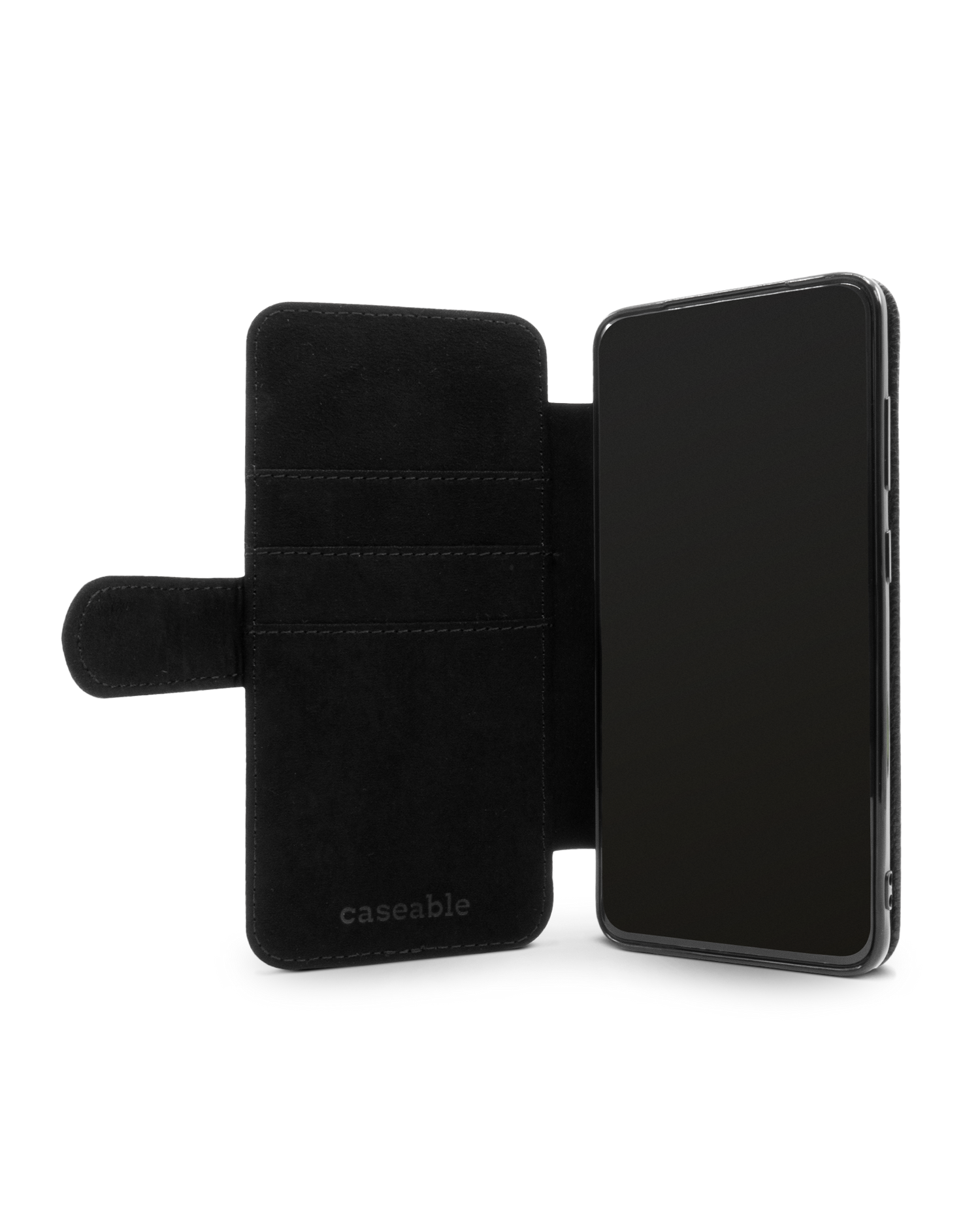 Carbon II Handy Klapphülle Samsung Galaxy S20 geöffnet