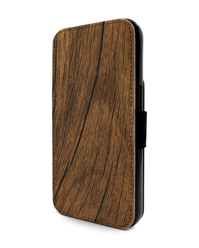 Wood Handy Klapphülle Apple iPhone 13