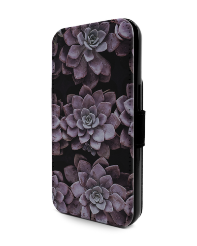 Purple Succulents Handy Klapphülle Apple iPhone 13