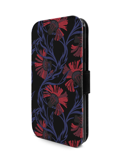 Midnight Floral Handy Klapphülle Apple iPhone X, Apple iPhone XS