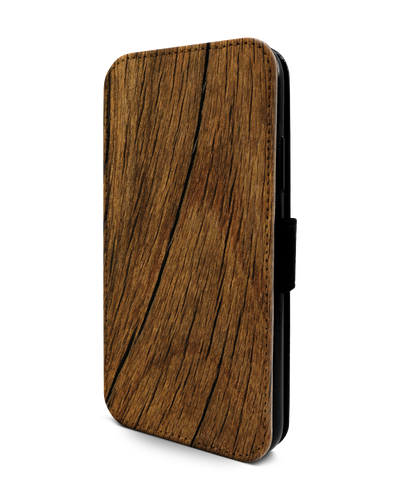 Wood Handy Klapphülle Apple iPhone XR