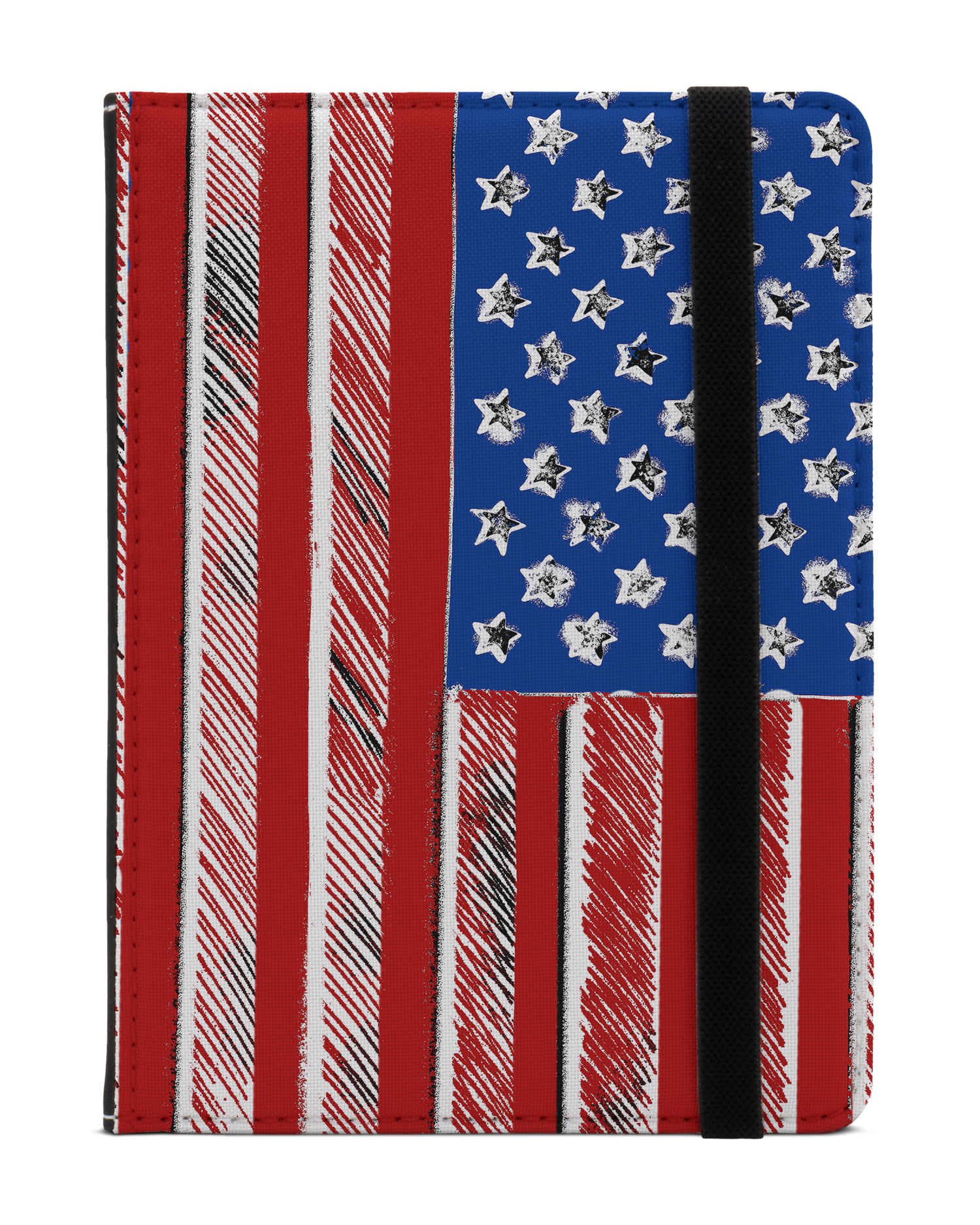 American Flag Color eBook Reader Hülle XS: Frontansicht