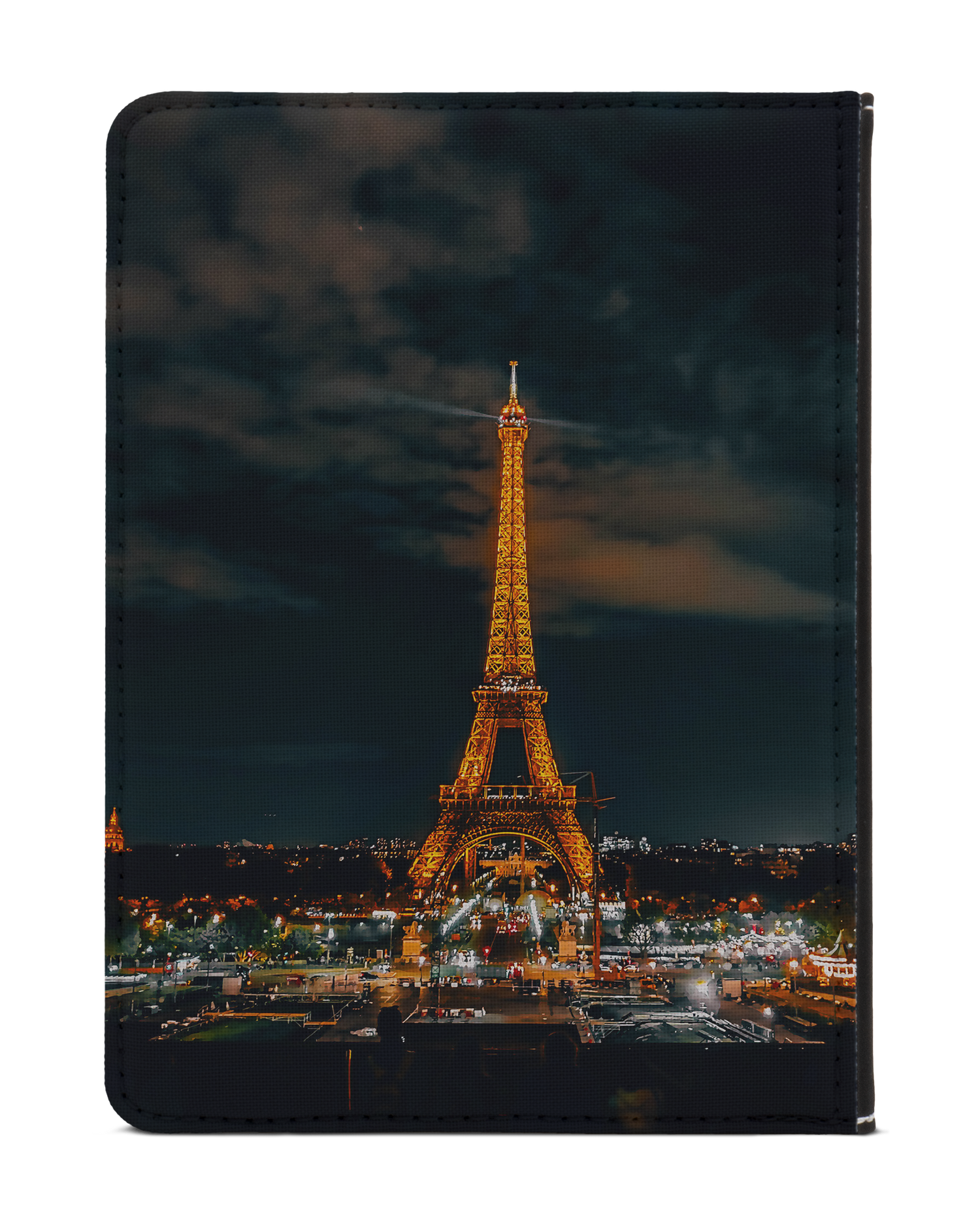 Eiffel Tower By Night eBook Reader Hülle XS: Rückseite