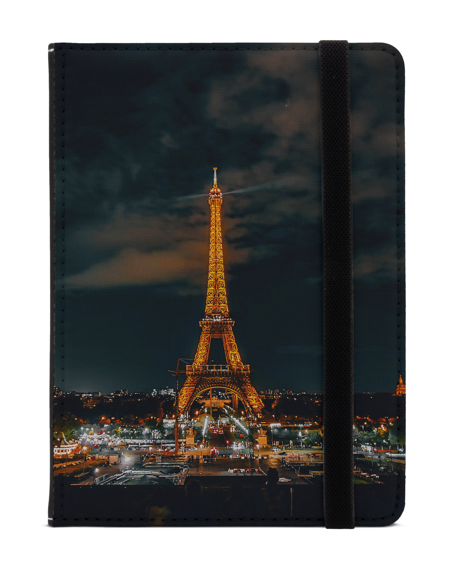 Eiffel Tower By Night eBook Reader Hülle XS: Frontansicht