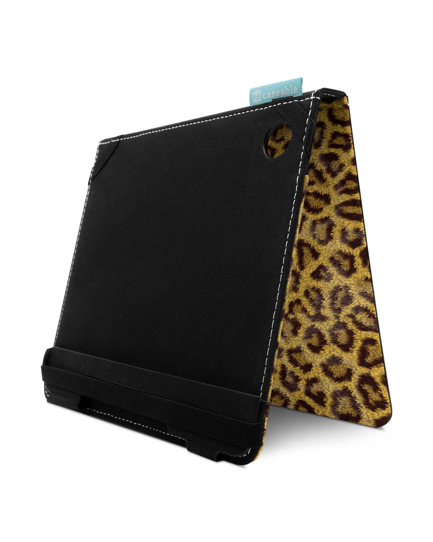 Leopard Skin eBook-Reader Hülle für tolino epos 3: Aufgestellt im Querformat
