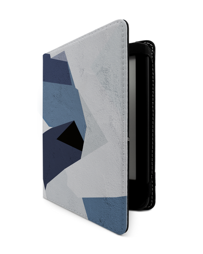 Geometric Camo Blue eBook Reader Hülle für tolino vision 1 bis 4 HD
