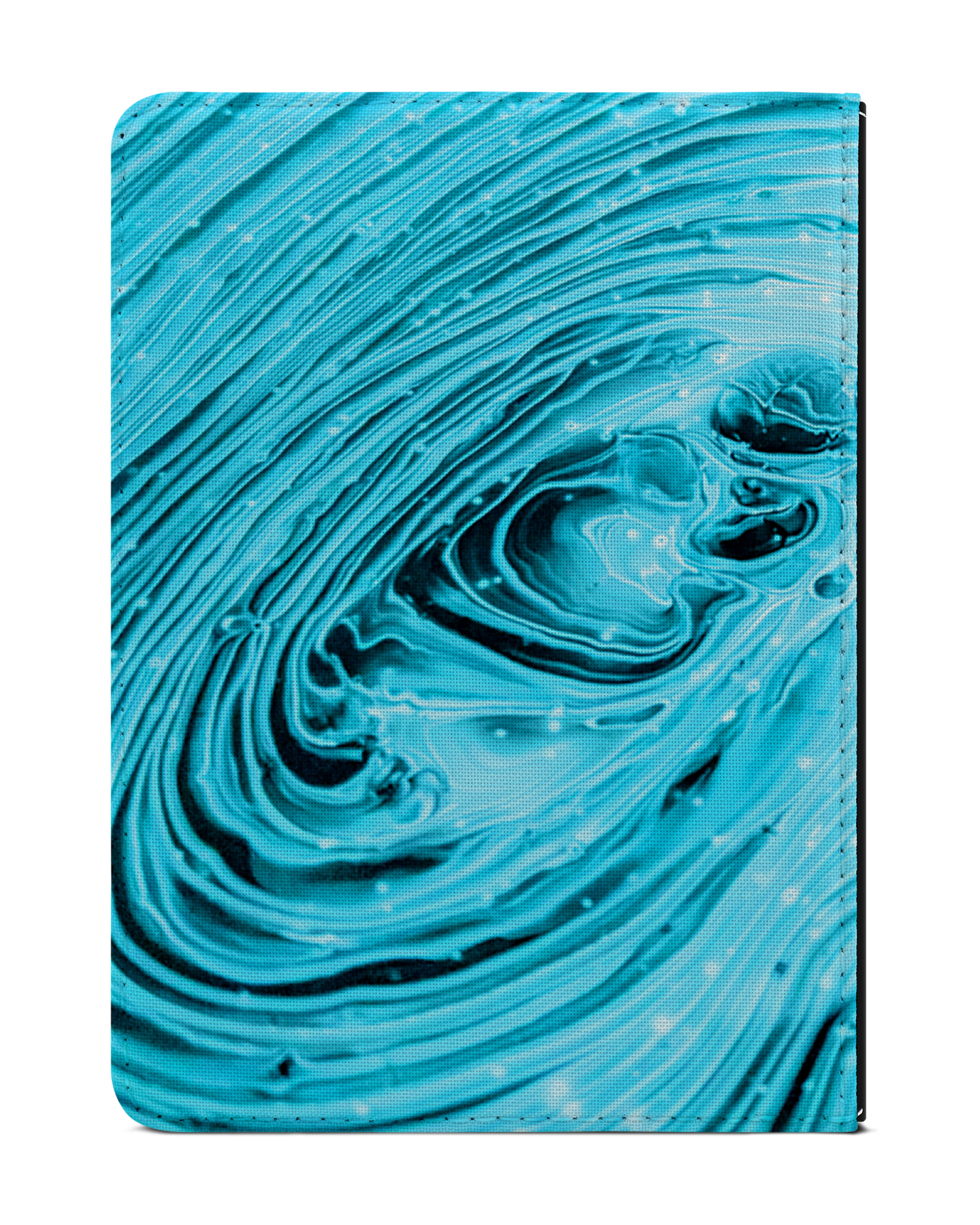 Turquoise Ripples eBook Reader Hülle für tolino vision 1 bis 4 HD: Rückseite