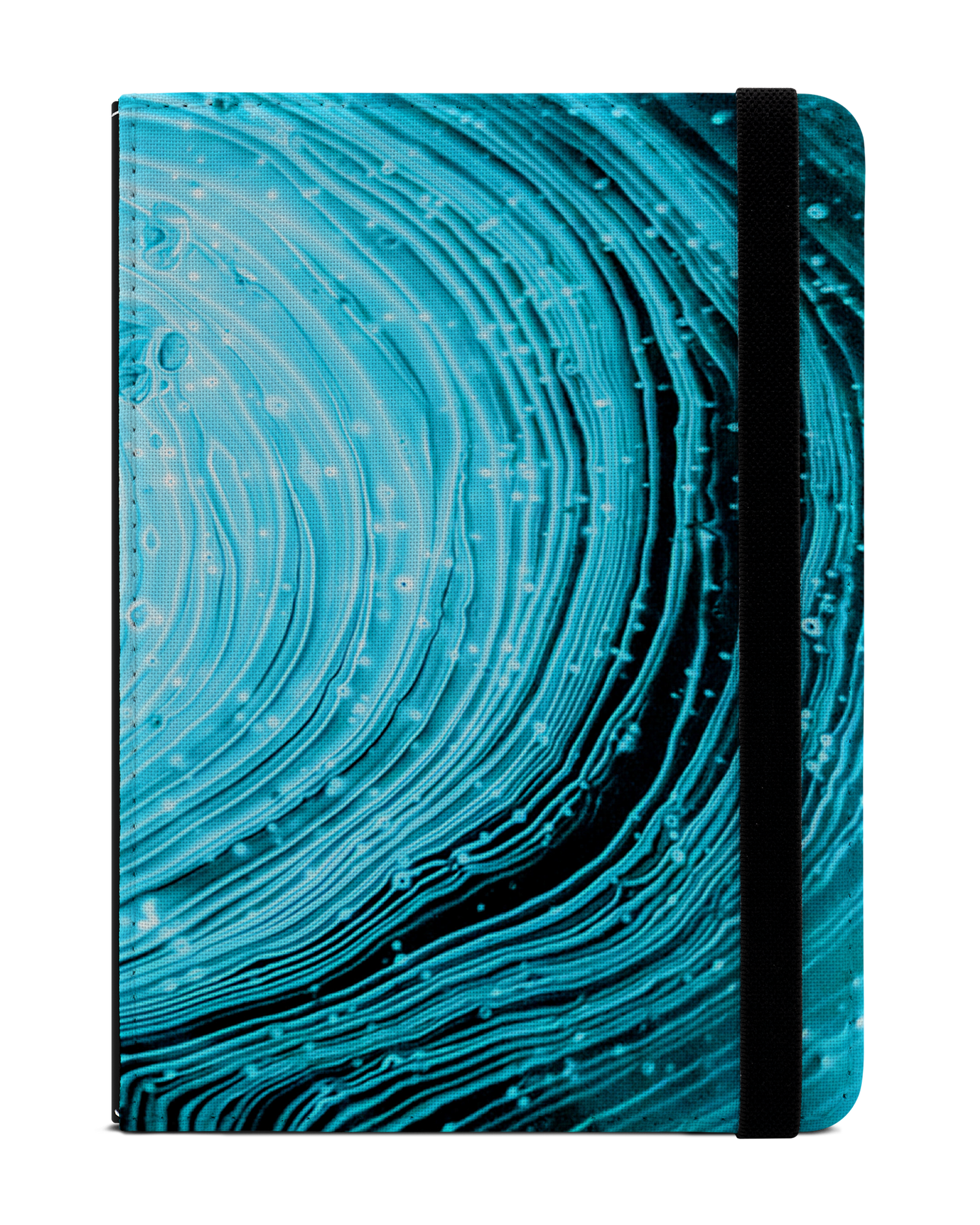 Turquoise Ripples eBook Reader Hülle für tolino vision 1 bis 4 HD: Frontansicht
