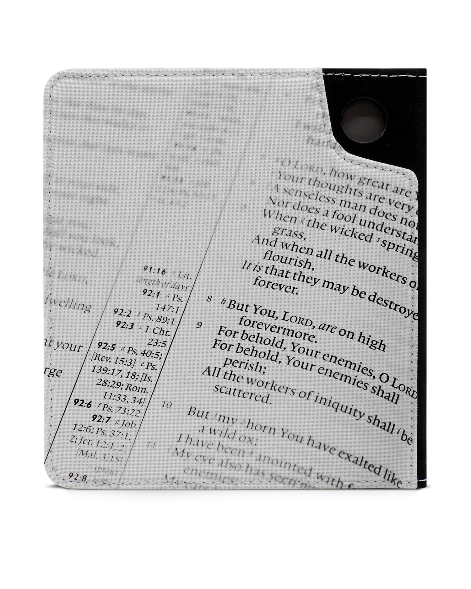 Bible Verse eBook Reader Hülle für tolino vision 6: Rückseite