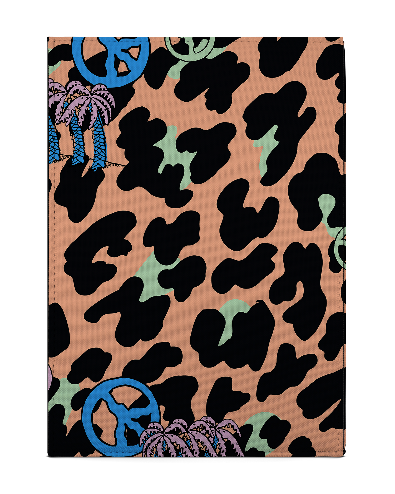 Leopard Peace Palms Tablet Hülle M: Rückseite