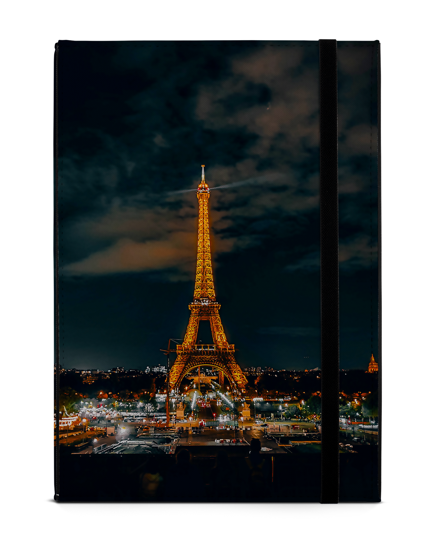 Eiffel Tower By Night Tablet Hülle M: Frontansicht