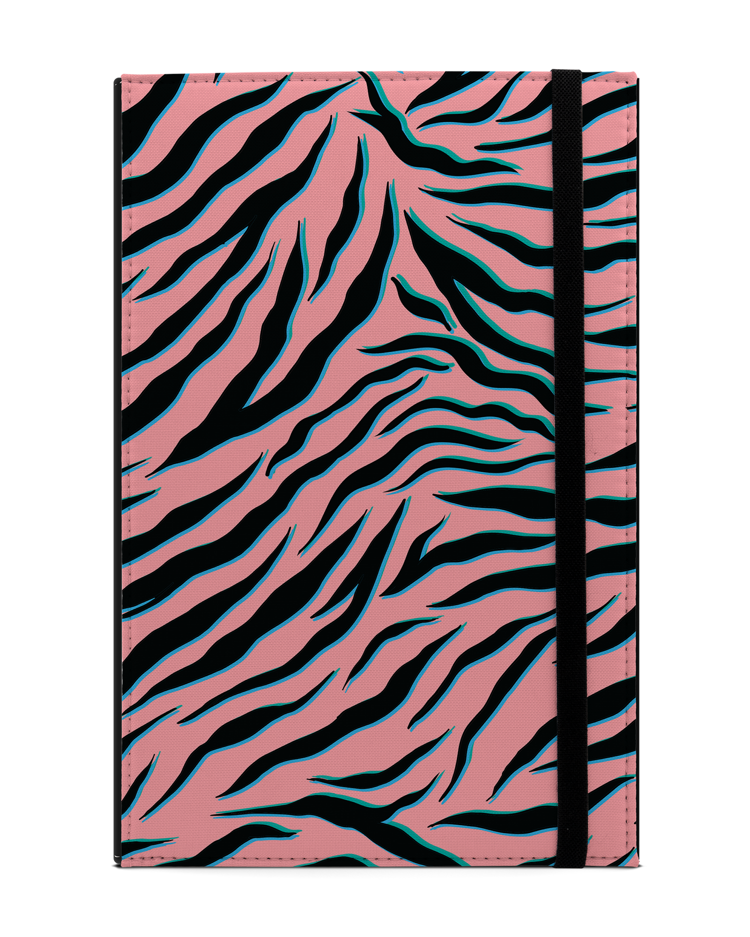 Pink Zebra Tablet Hülle L: Frontansicht