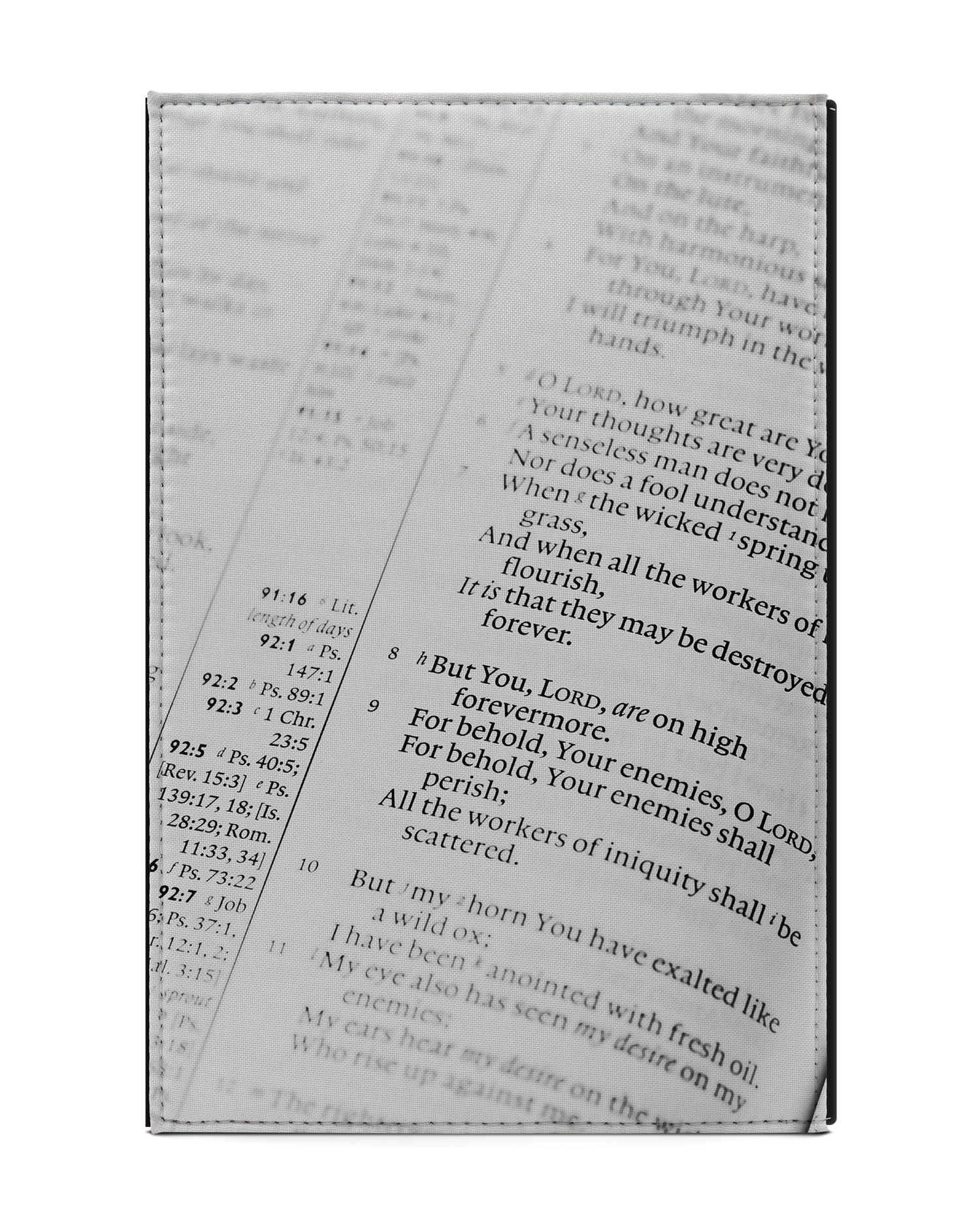 Bible Verse Tablet Hülle L: Rückseite