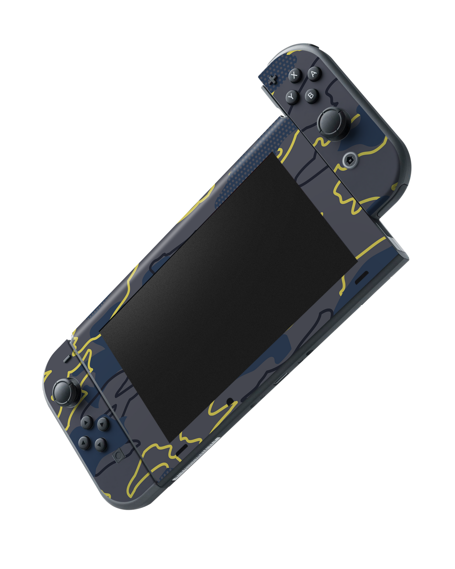 Linear Camo Konsolen Aufkleber für Nintendo Switch: Joy-Con wird abgenommen