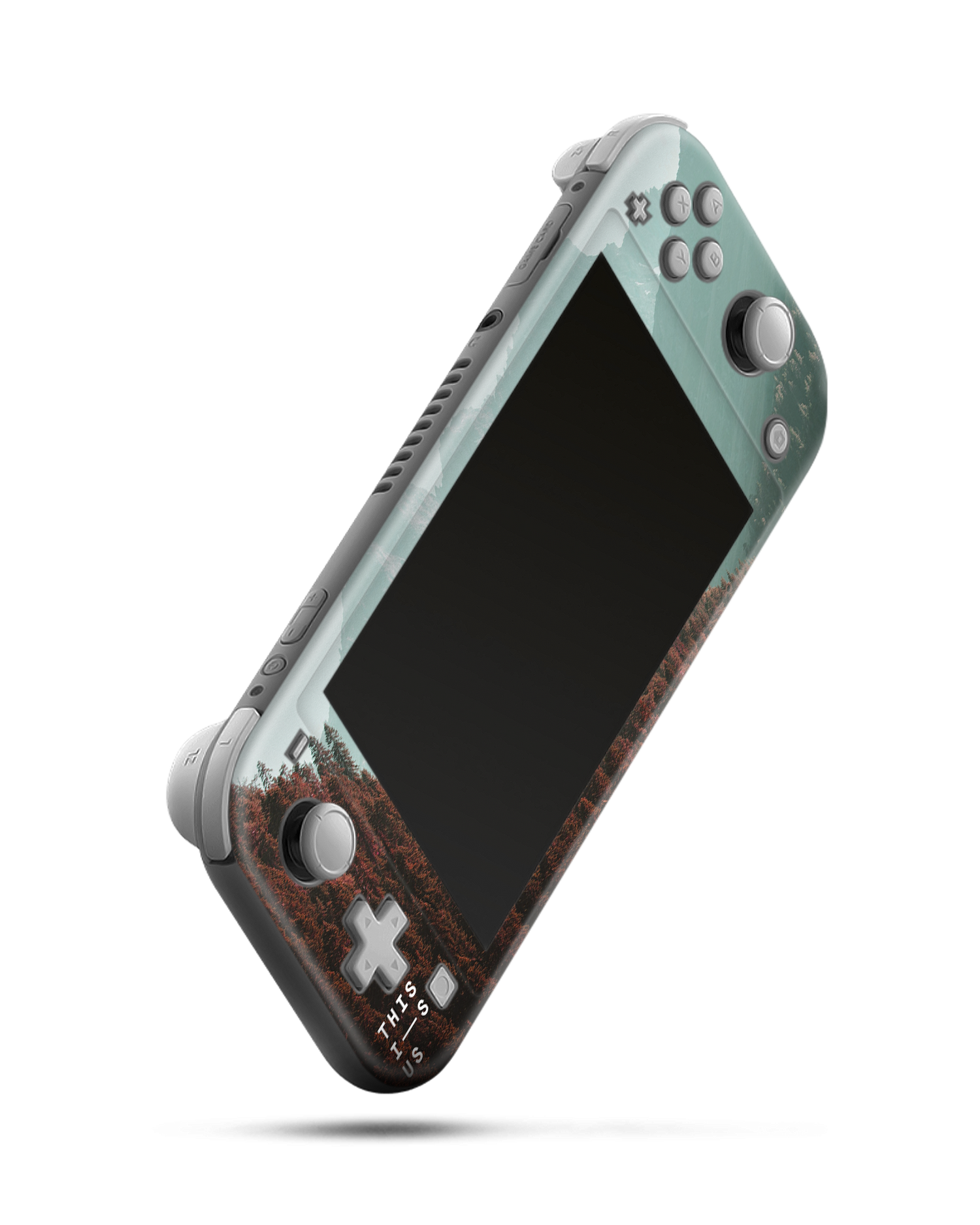 Into the Woods Konsolen Aufkleber für Nintendo Switch Lite: Seitenansicht