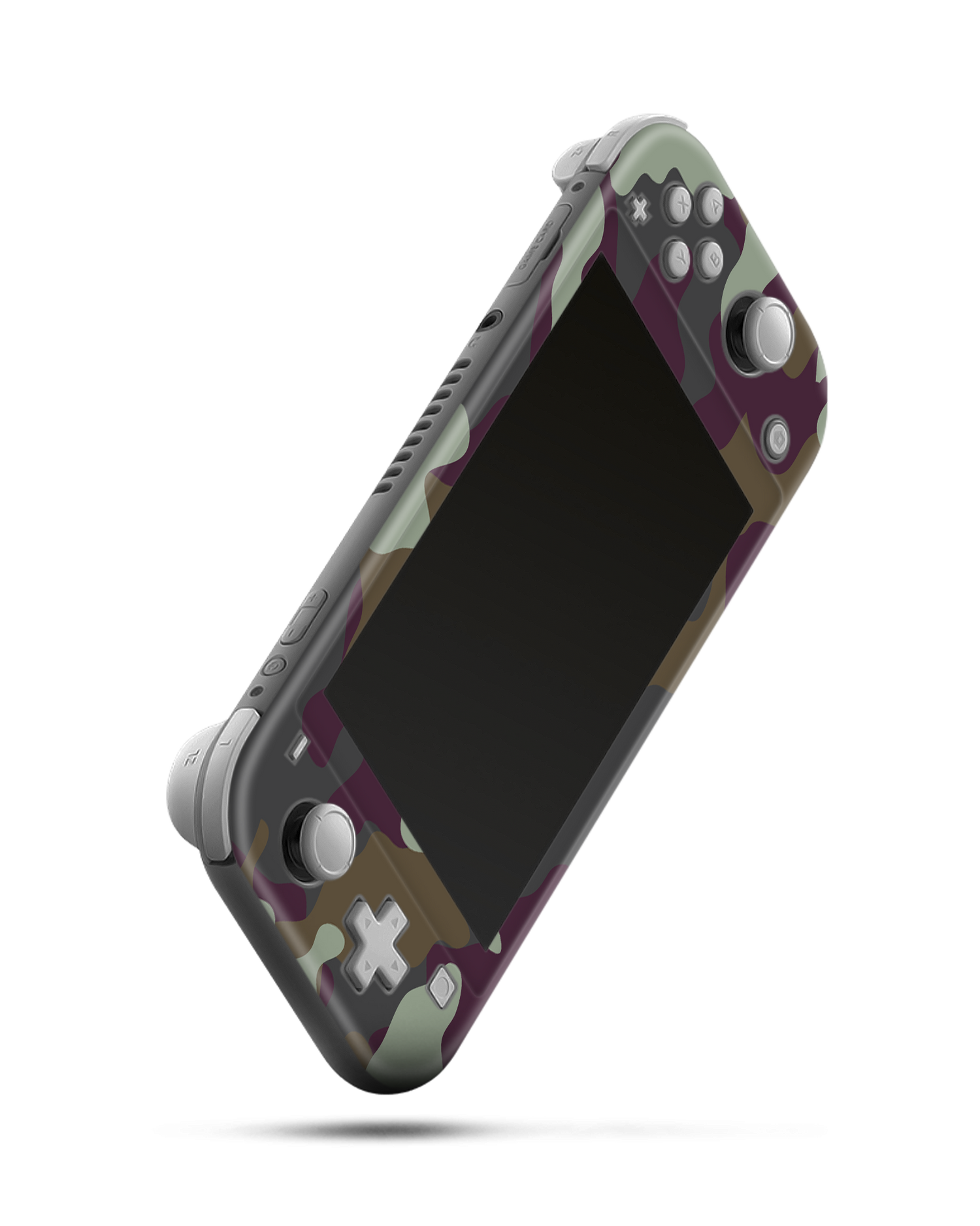 Night Camo Konsolen Aufkleber für Nintendo Switch Lite: Seitenansicht