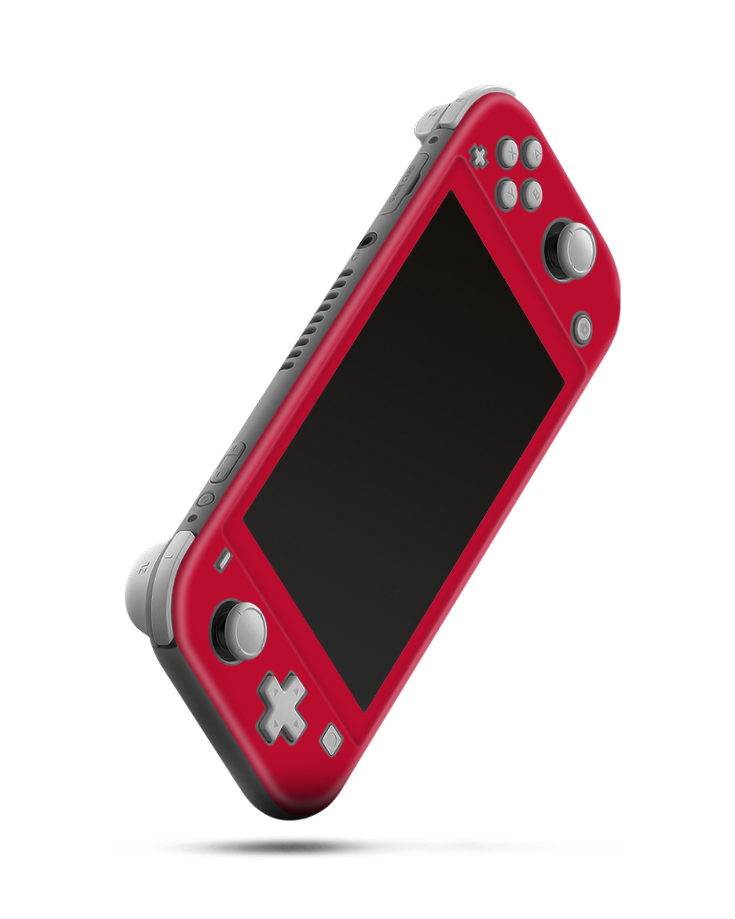 RED Konsolen Aufkleber für Nintendo Switch Lite: Seitenansicht