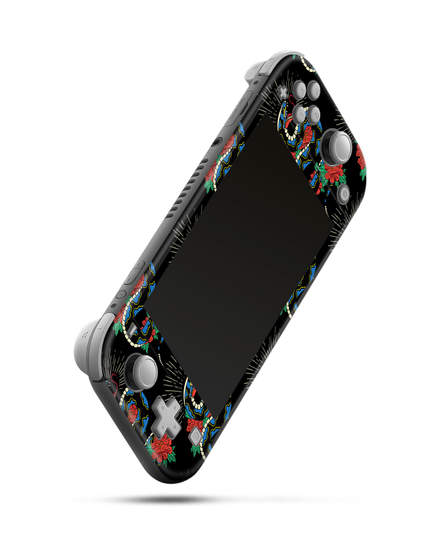 Repeating Snakes 2 Konsolen Aufkleber für Nintendo Switch Lite: Seitenansicht