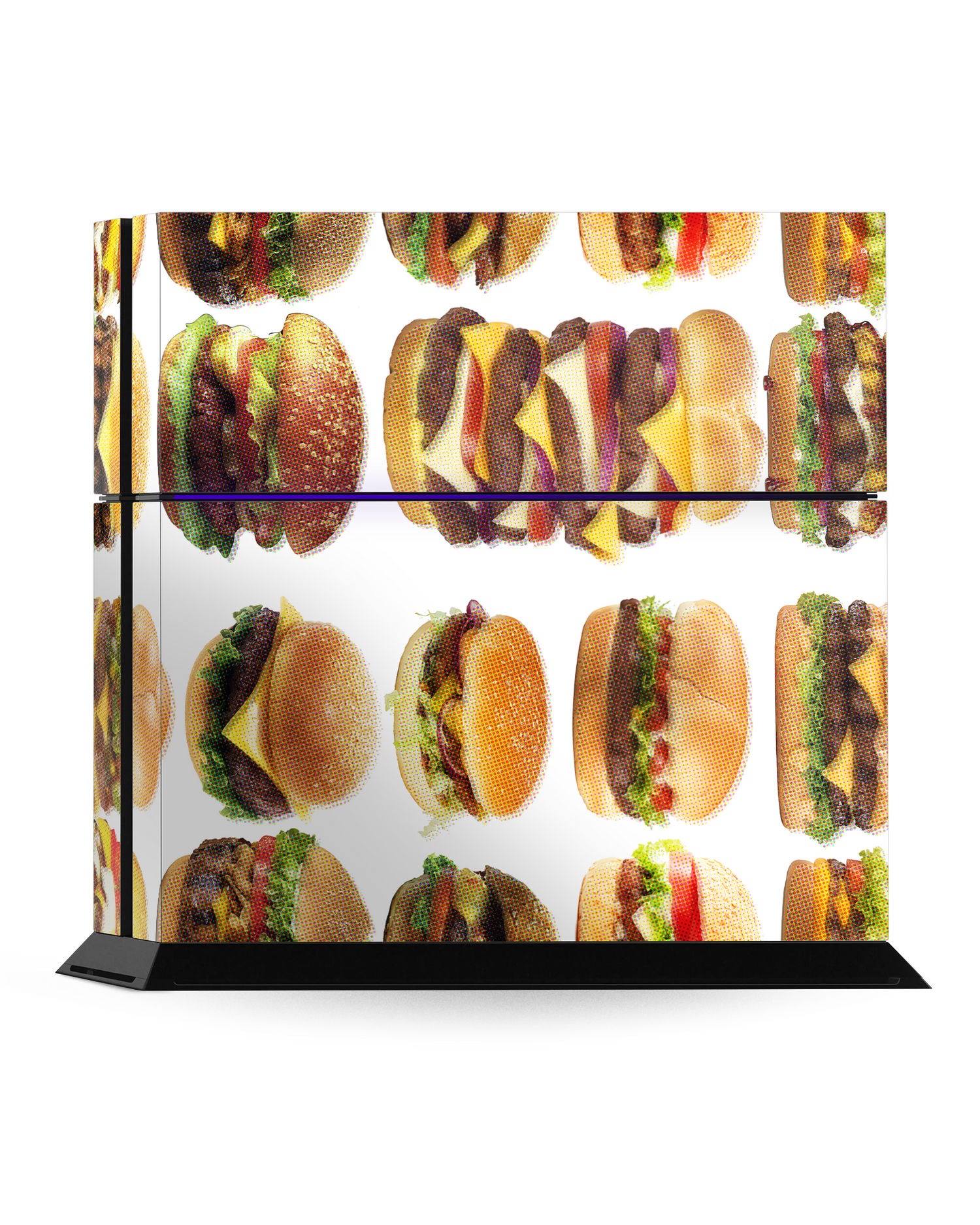 Burger Time Konsolen Aufkleber für Sony PlayStation 4 stehend