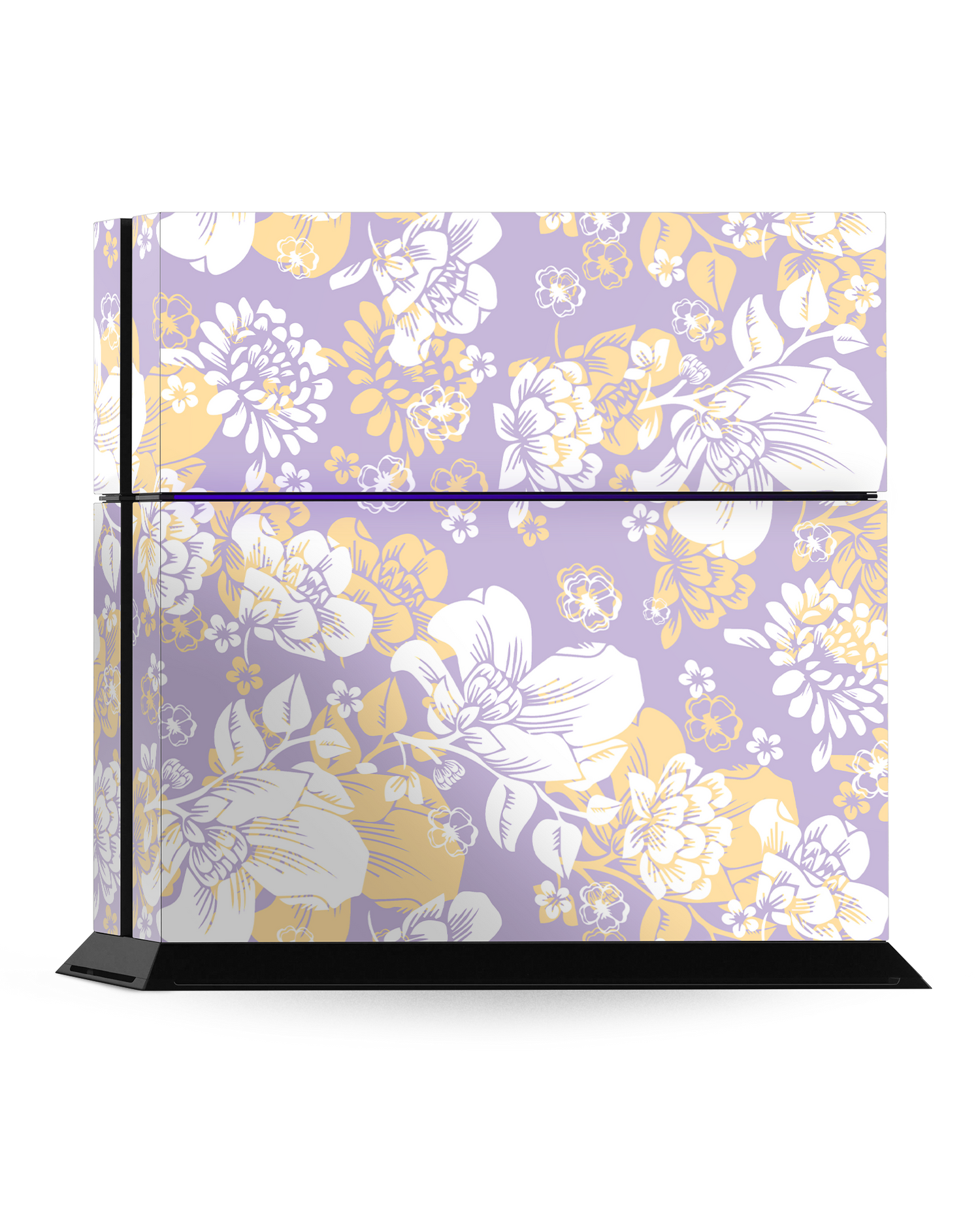 Lavender Floral Konsolen Aufkleber für Sony PlayStation 4 stehend