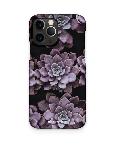 Purple Succulents Hardcase Handyhülle Apple iPhone 12, Apple iPhone 12 Pro