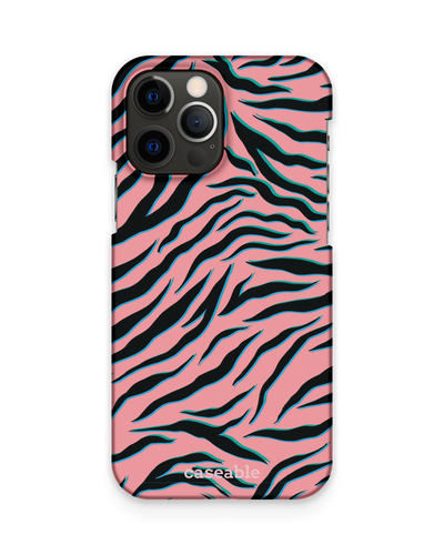 Pink Zebra Hardcase Handyhülle Apple iPhone 12, Apple iPhone 12 Pro