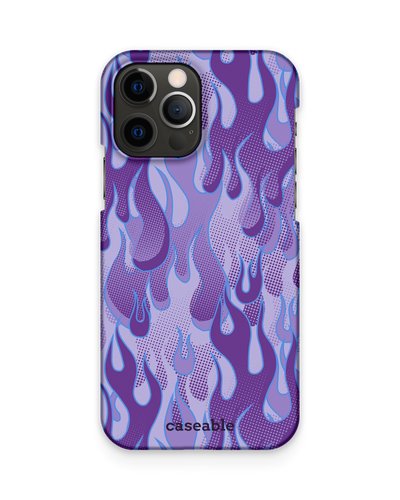 Purple Flames Hardcase Handyhülle Apple iPhone 12, Apple iPhone 12 Pro