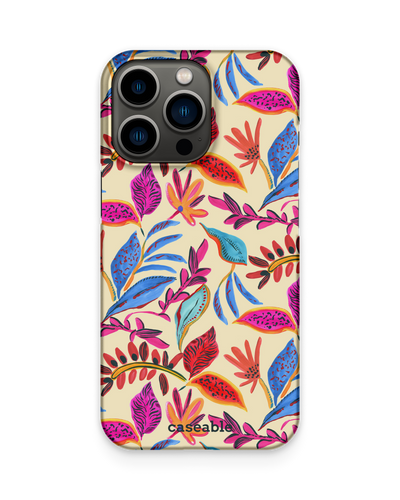 Painterly Spring Leaves Hardcase Handyhülle Apple iPhone 13 Pro