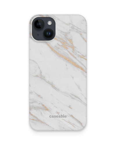 Gold Marble Elegance Hardcase Handyhülle für Apple iPhone 15 Plus