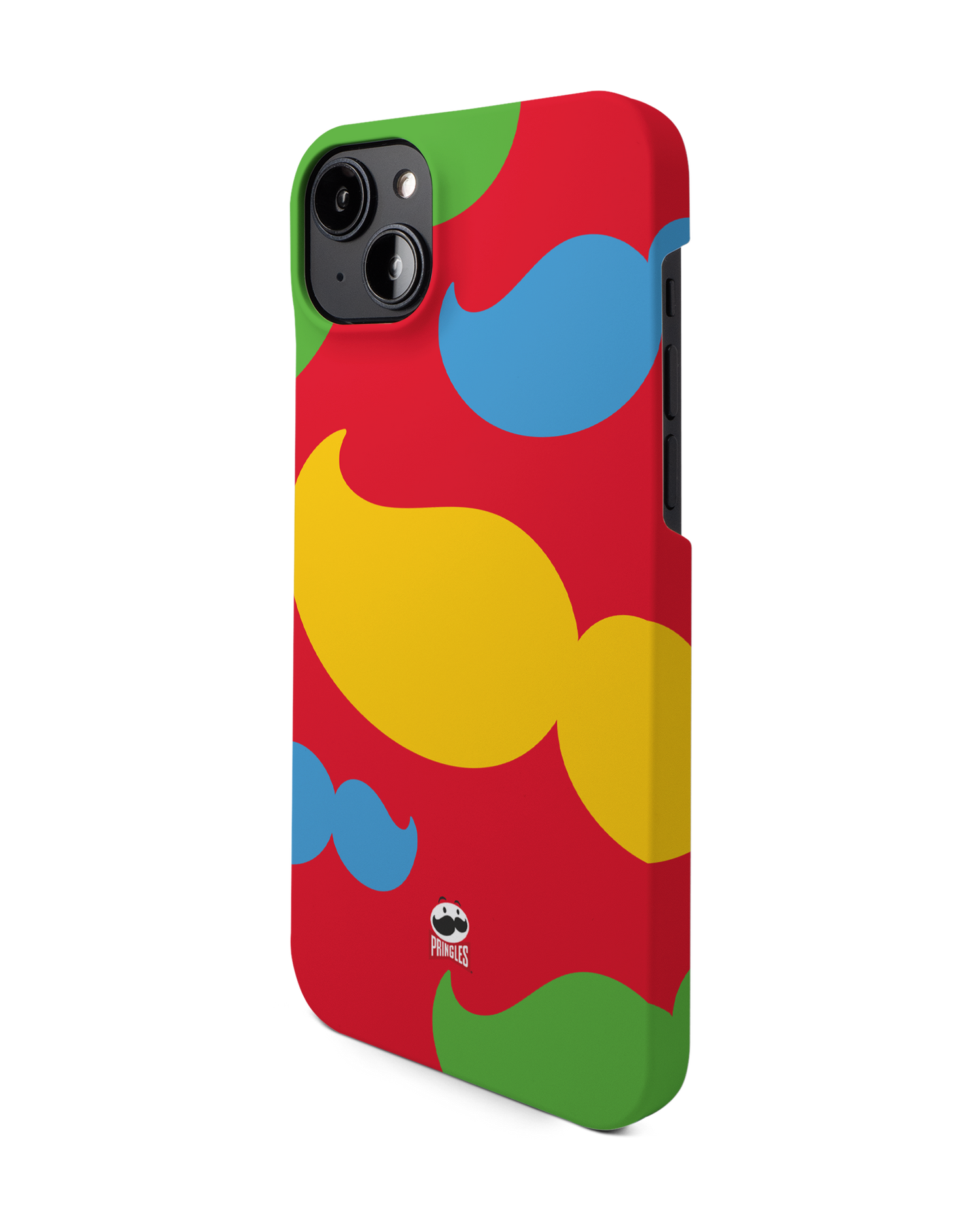 Pringles Moustache Hardcase Handyhülle für Apple iPhone 14 Plus: Seitenansicht rechts