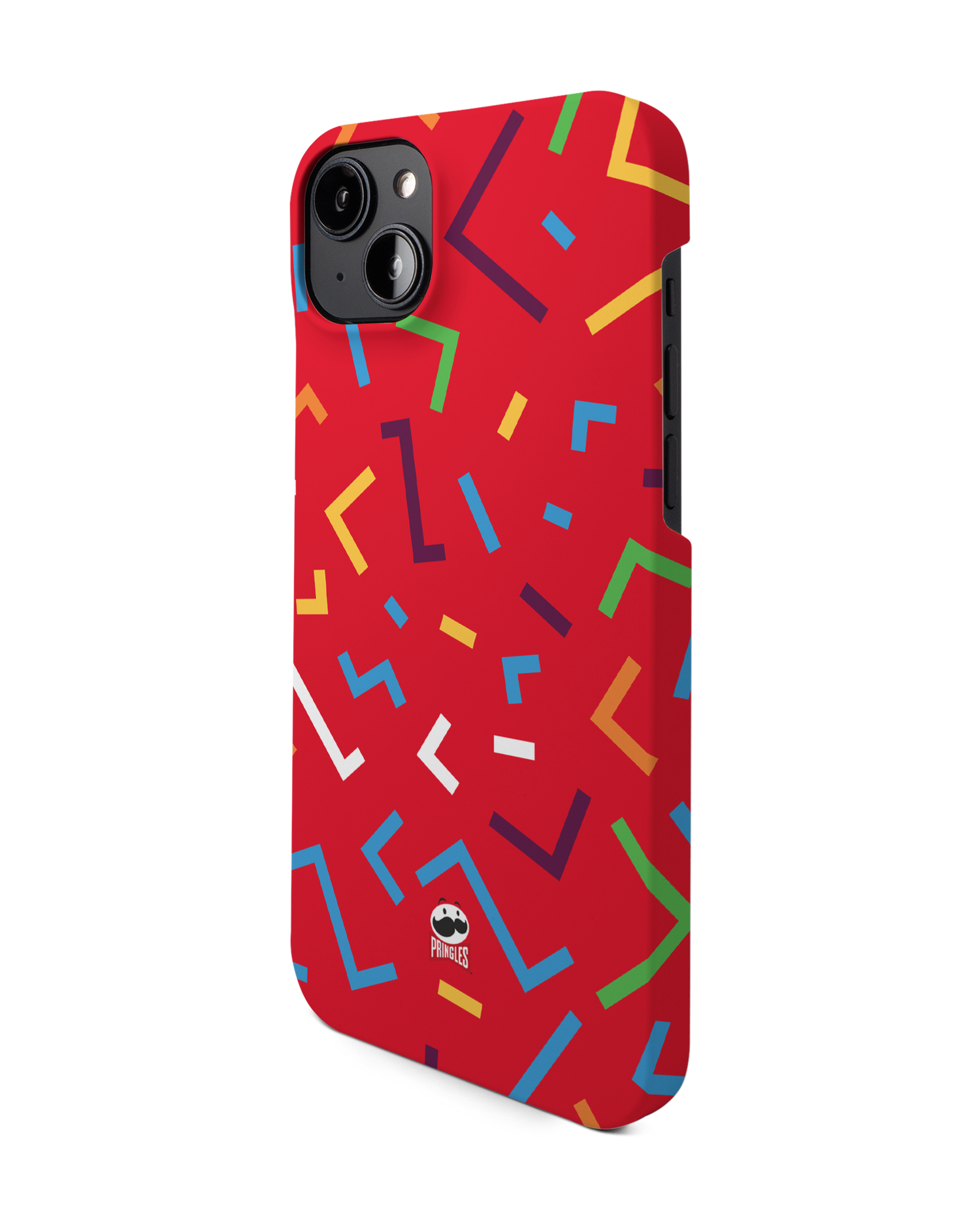 Pringles Confetti Hardcase Handyhülle für Apple iPhone 14 Plus: Seitenansicht rechts