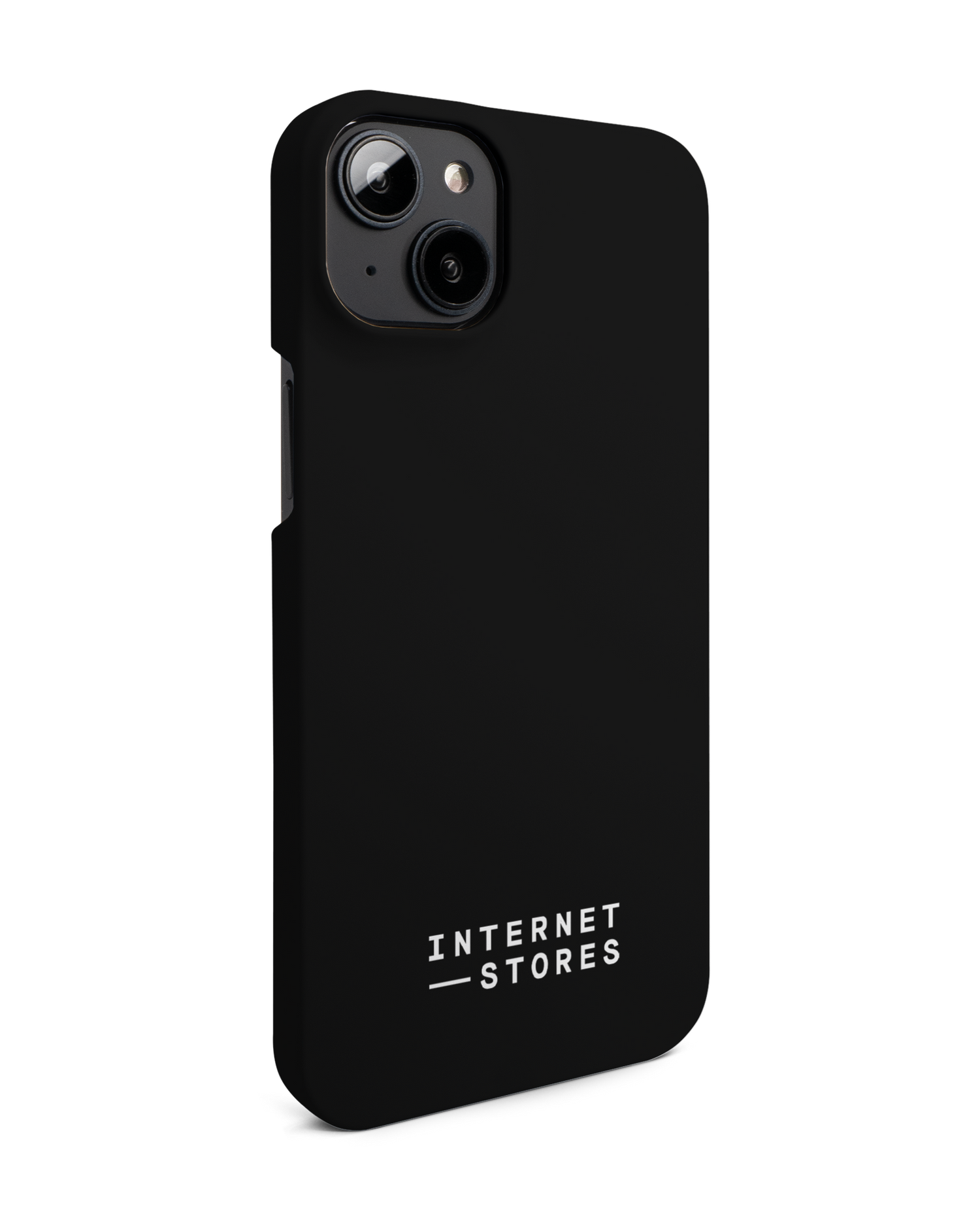 ISG Black Hardcase Handyhülle für Apple iPhone 14 Plus: Seitenansicht links