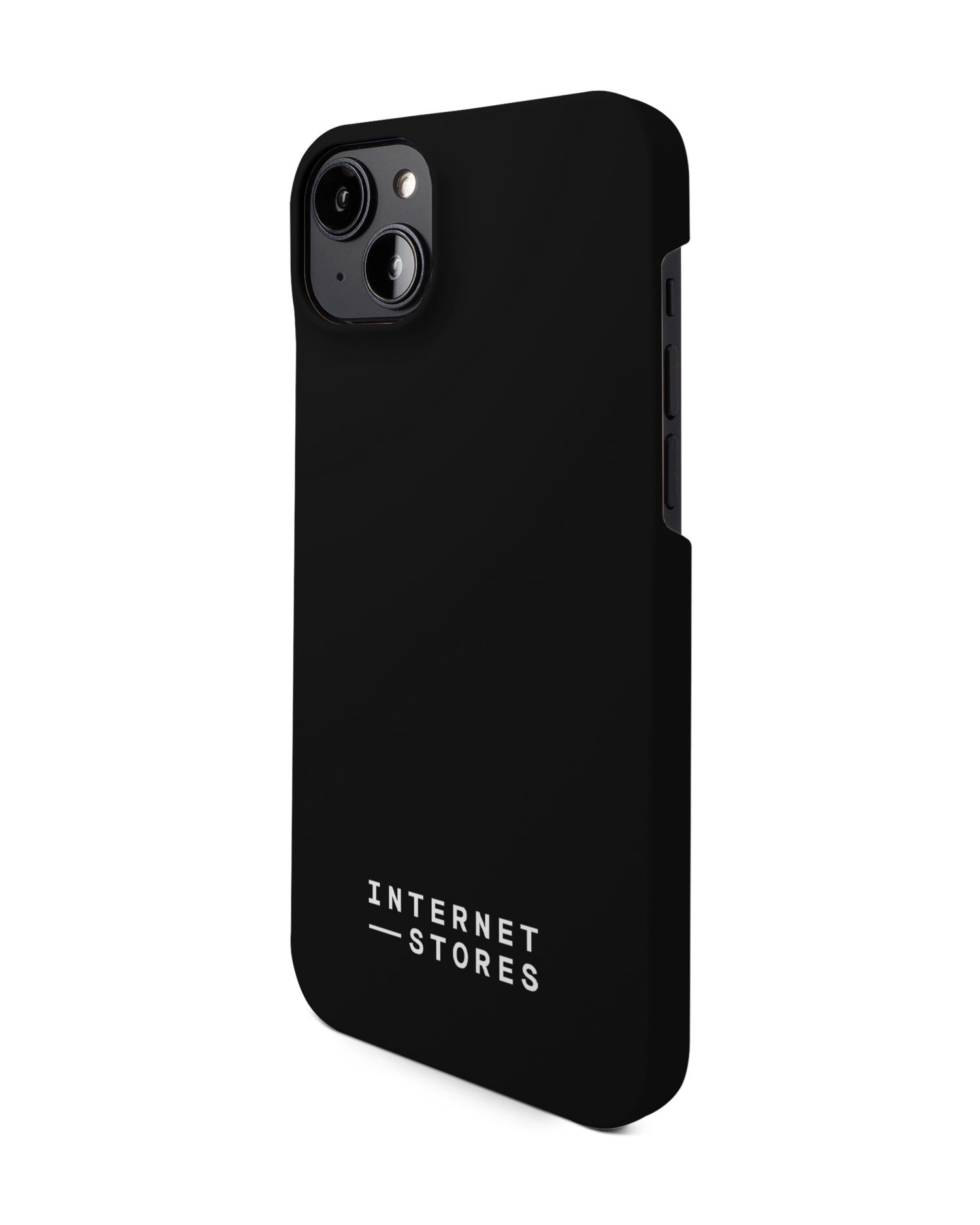 ISG Black Hardcase Handyhülle für Apple iPhone 14 Plus: Seitenansicht rechts