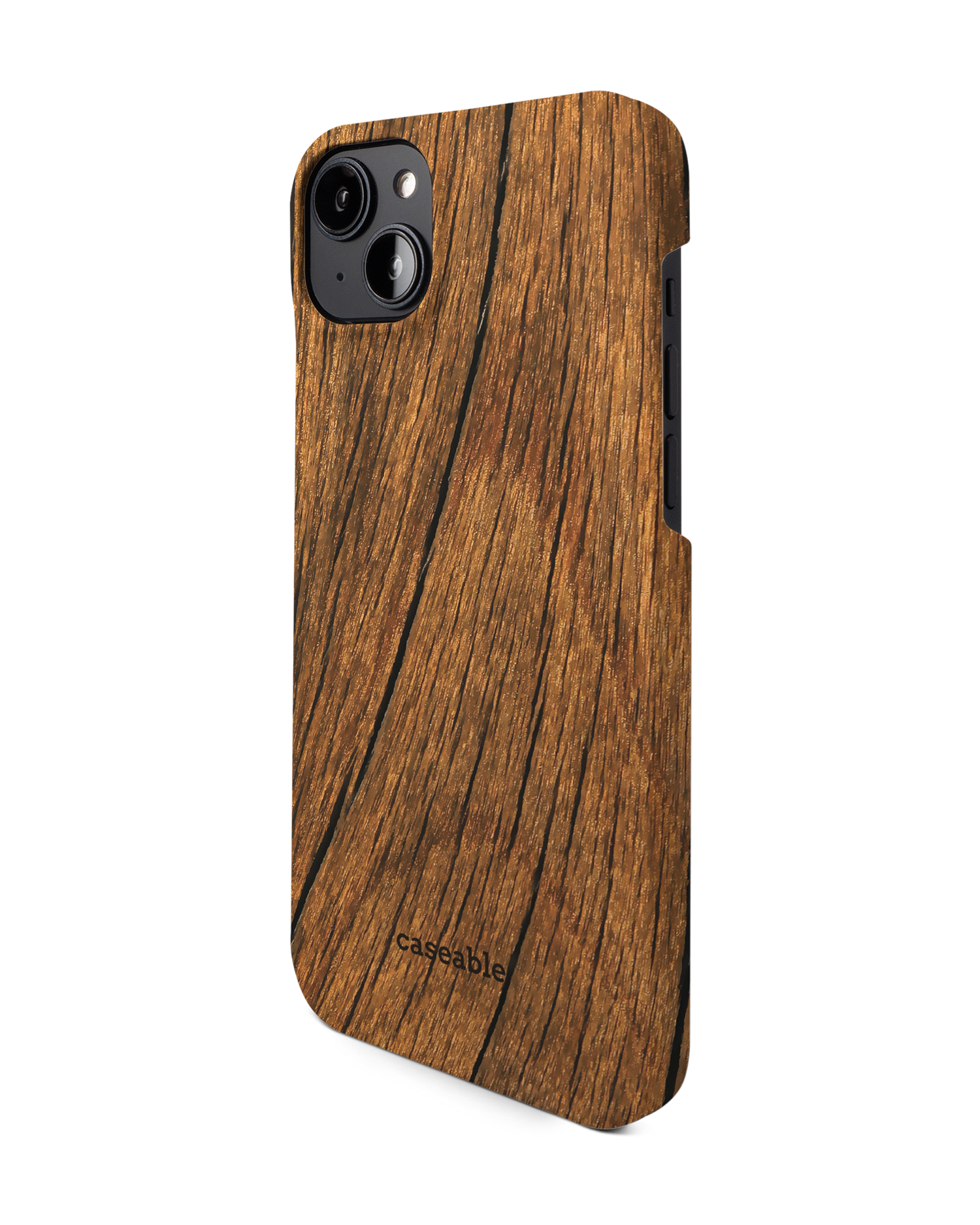 Wood Hardcase Handyhülle für Apple iPhone 14 Plus: Seitenansicht rechts