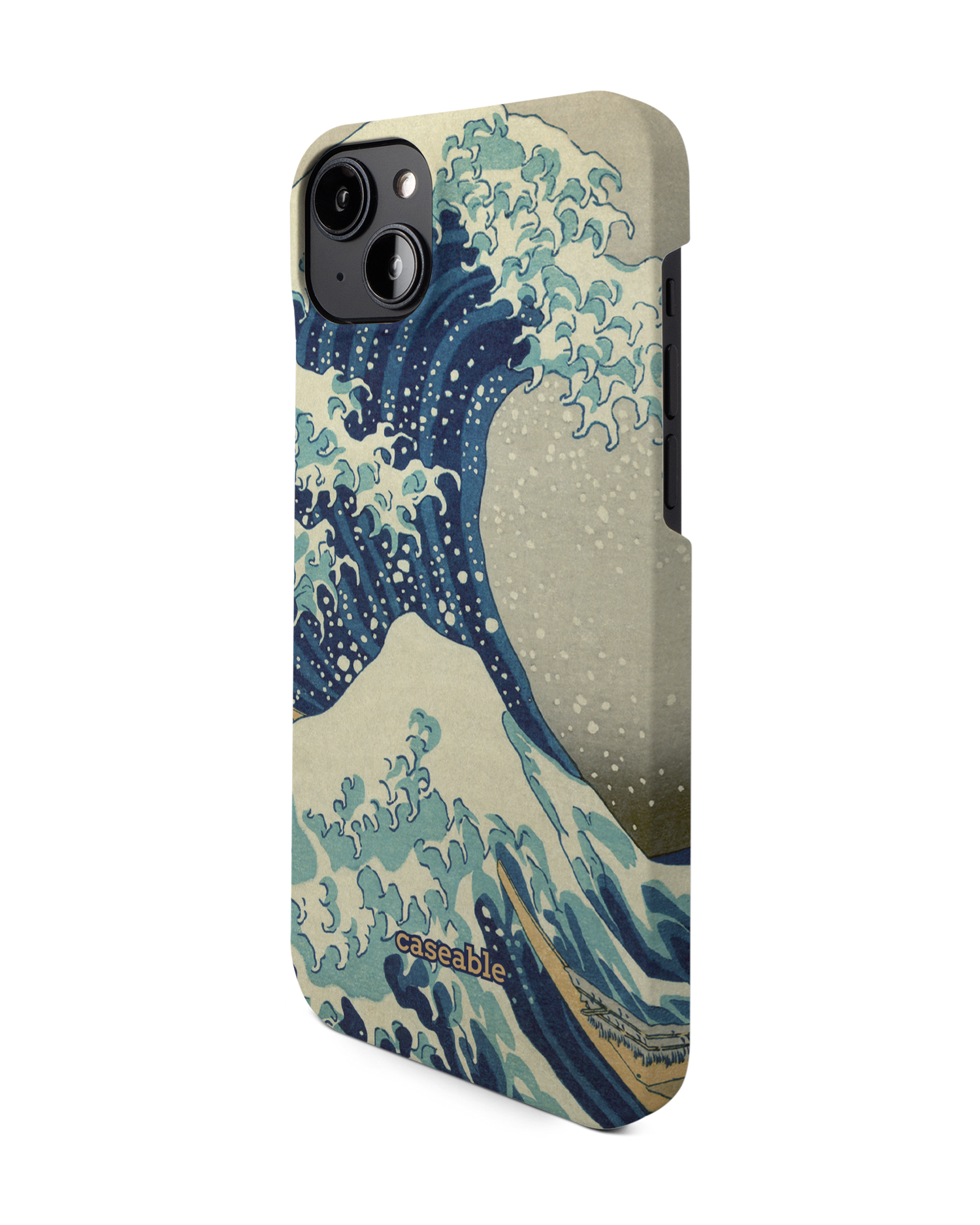 Great Wave Off Kanagawa By Hokusai Hardcase Handyhülle für Apple iPhone 14 Plus: Seitenansicht rechts