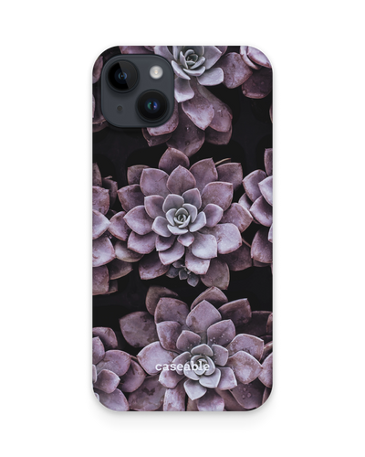 Purple Succulents Hardcase Handyhülle für Apple iPhone 14 Plus