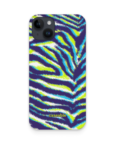 Neon Zebra Hardcase Handyhülle für Apple iPhone 14 Plus