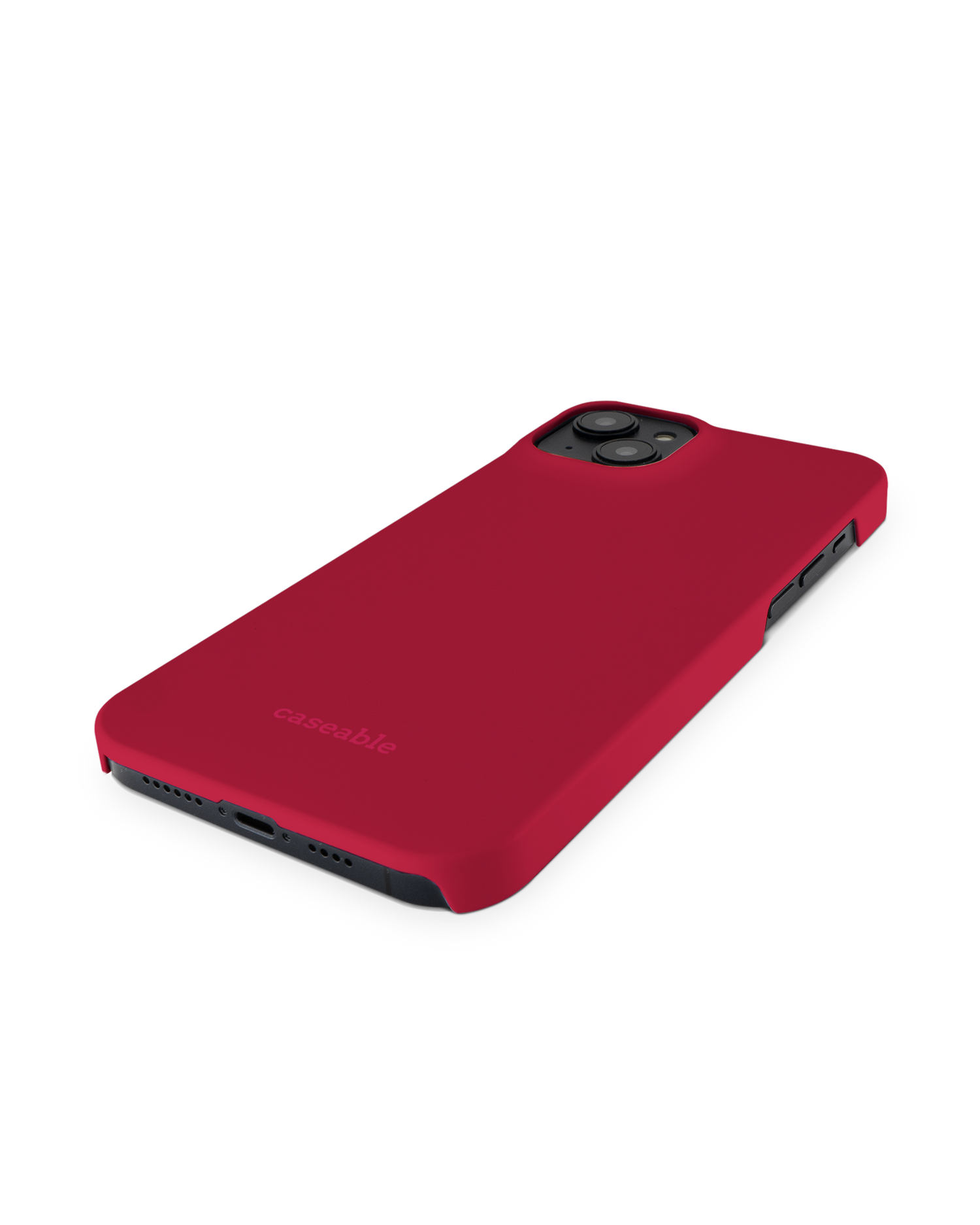 RED Hardcase Handyhülle für Apple iPhone 14 Plus: Perspektivansicht