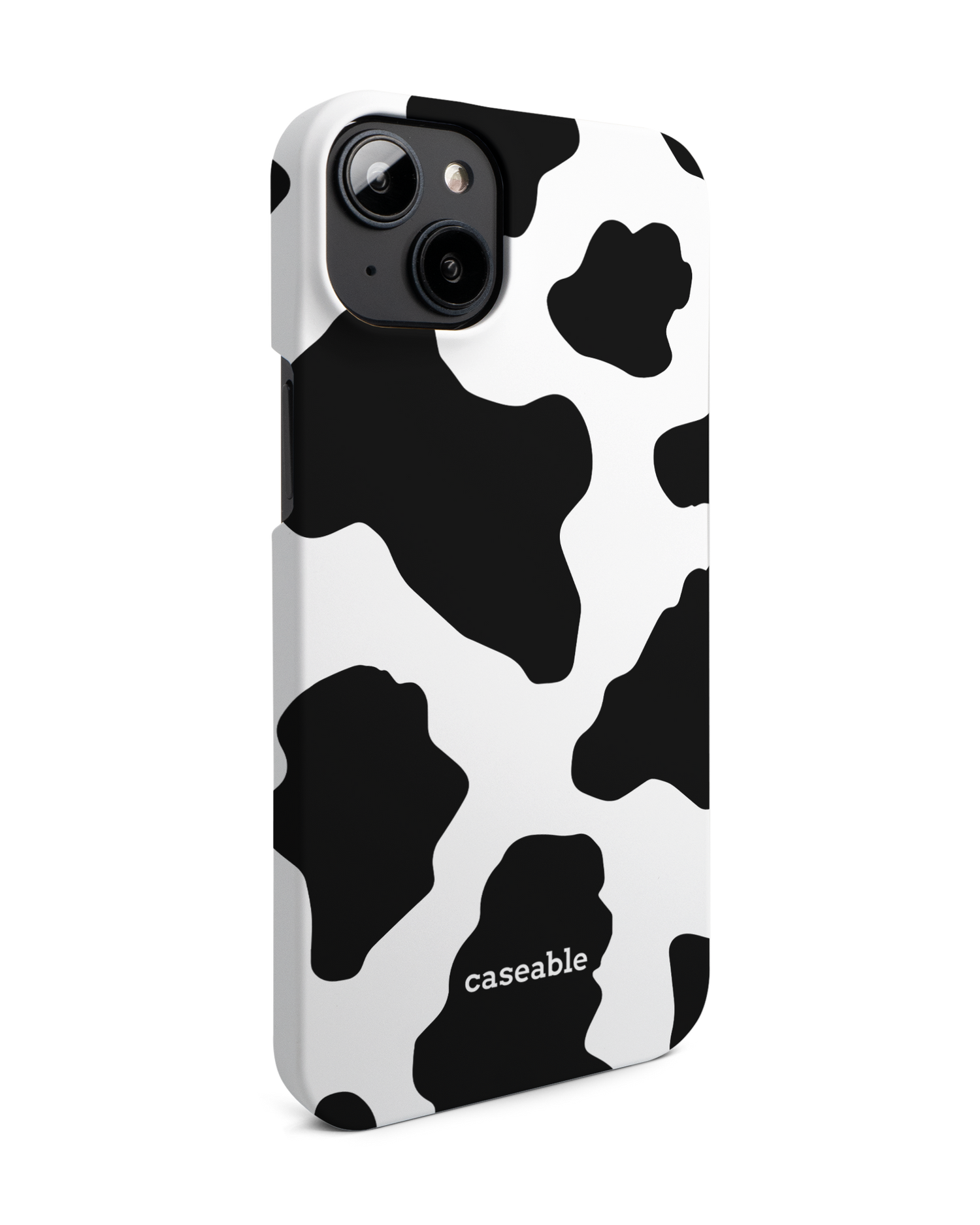Cow Print 2 Hardcase Handyhülle für Apple iPhone 14 Plus: Seitenansicht links
