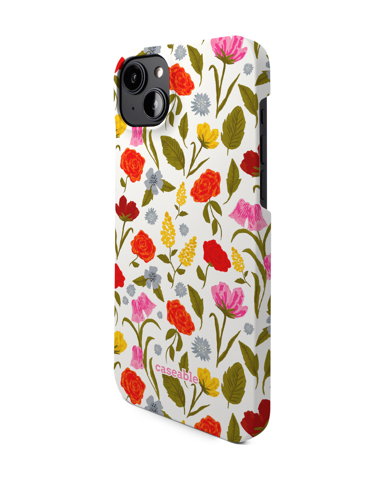 Botanical Beauties Hardcase Handyhülle für Apple iPhone 14 Plus: Seitenansicht rechts