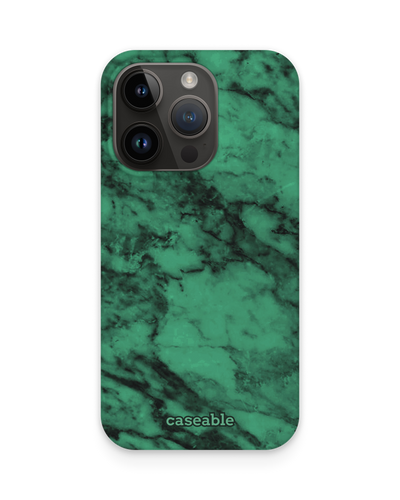 Green Marble Hardcase Handyhülle für Apple iPhone 14 Pro