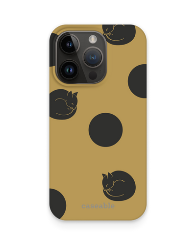Polka Cats Hardcase Handyhülle für Apple iPhone 15 Pro