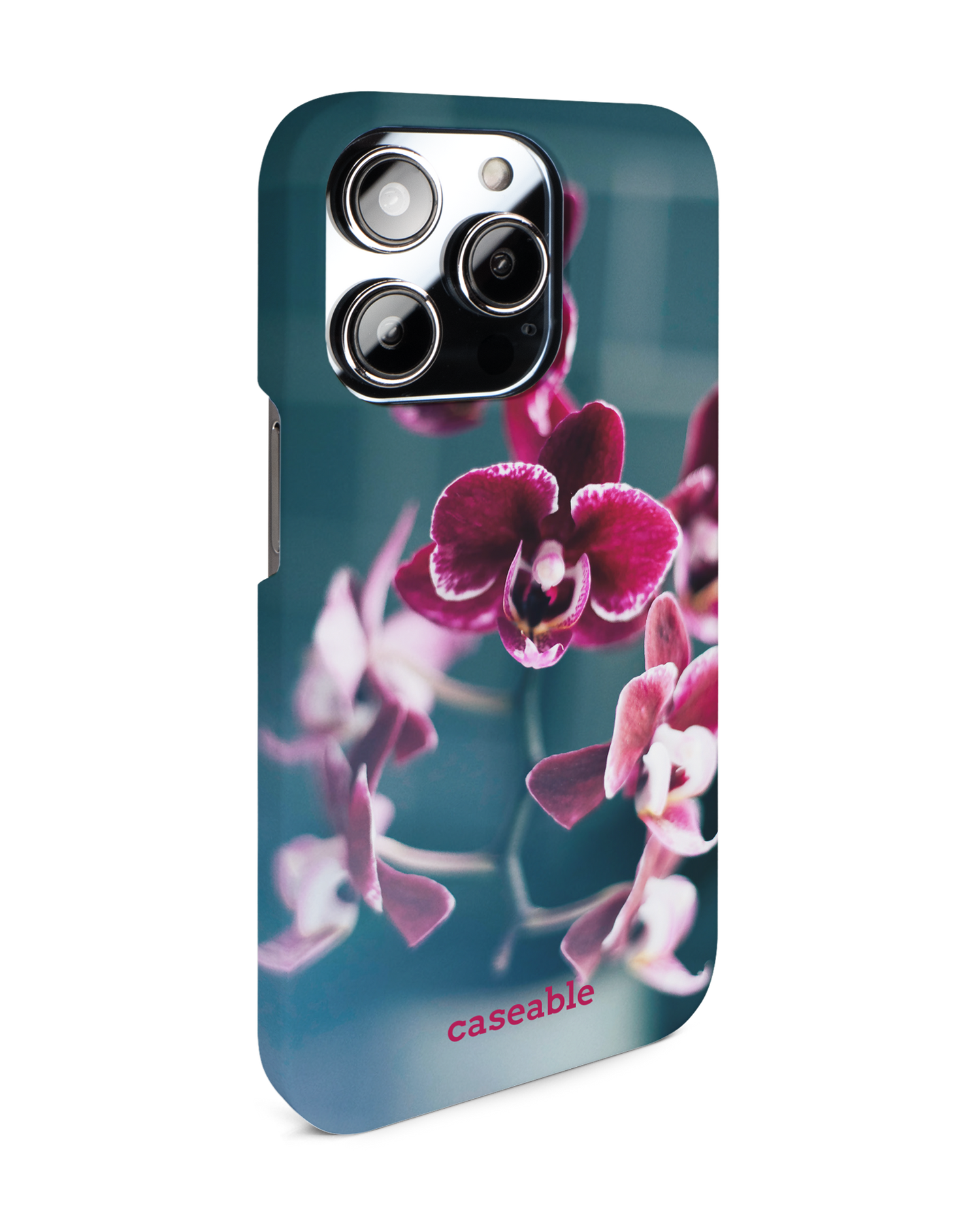 Orchid Hardcase Handyhülle für Apple iPhone 14 Pro: Seitenansicht links