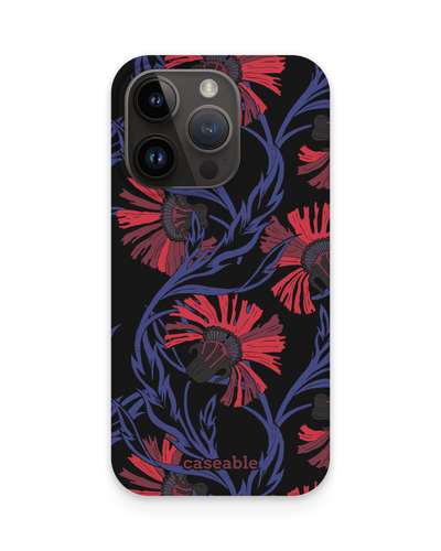 Midnight Floral Hardcase Handyhülle für Apple iPhone 14 Pro