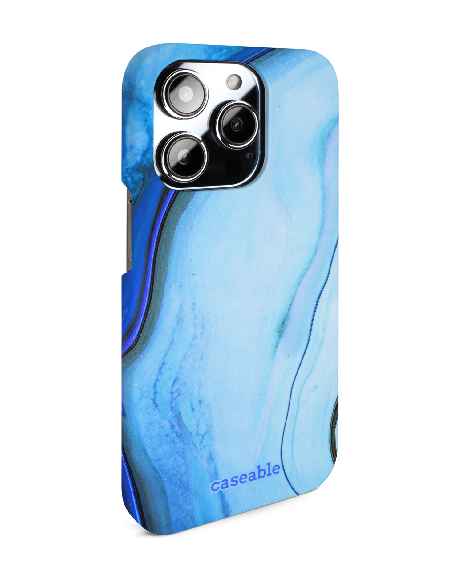 Cool Blues Hardcase Handyhülle für Apple iPhone 14 Pro: Seitenansicht links